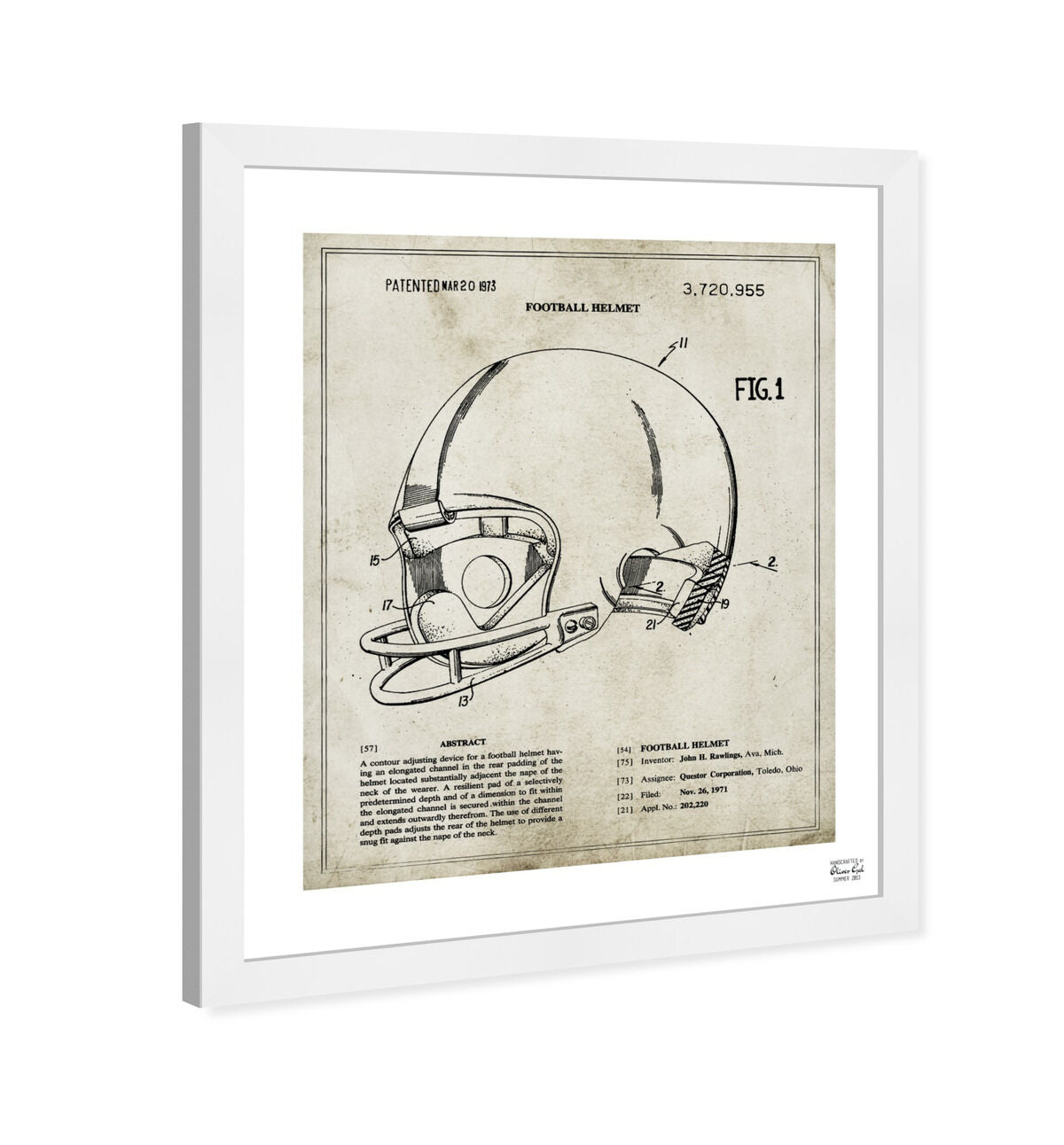 Football Helmet 1973