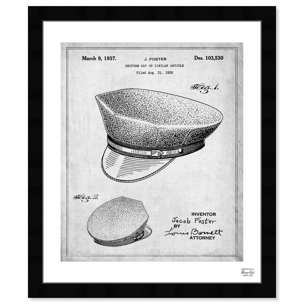 Uniform Cap 1937
