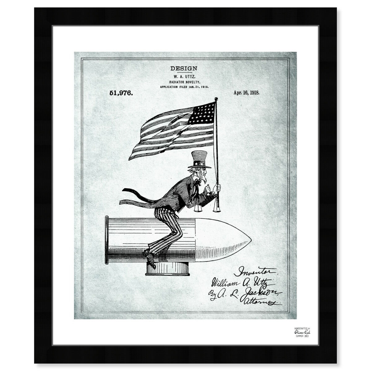 Uncle Sam Radiator Novelty 1918