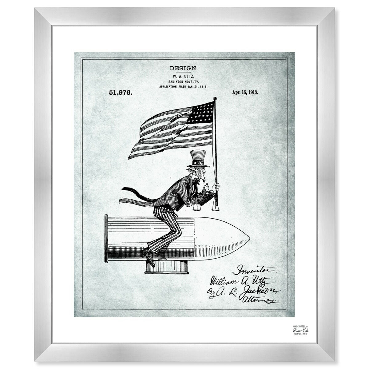 Uncle Sam Radiator Novelty 1918