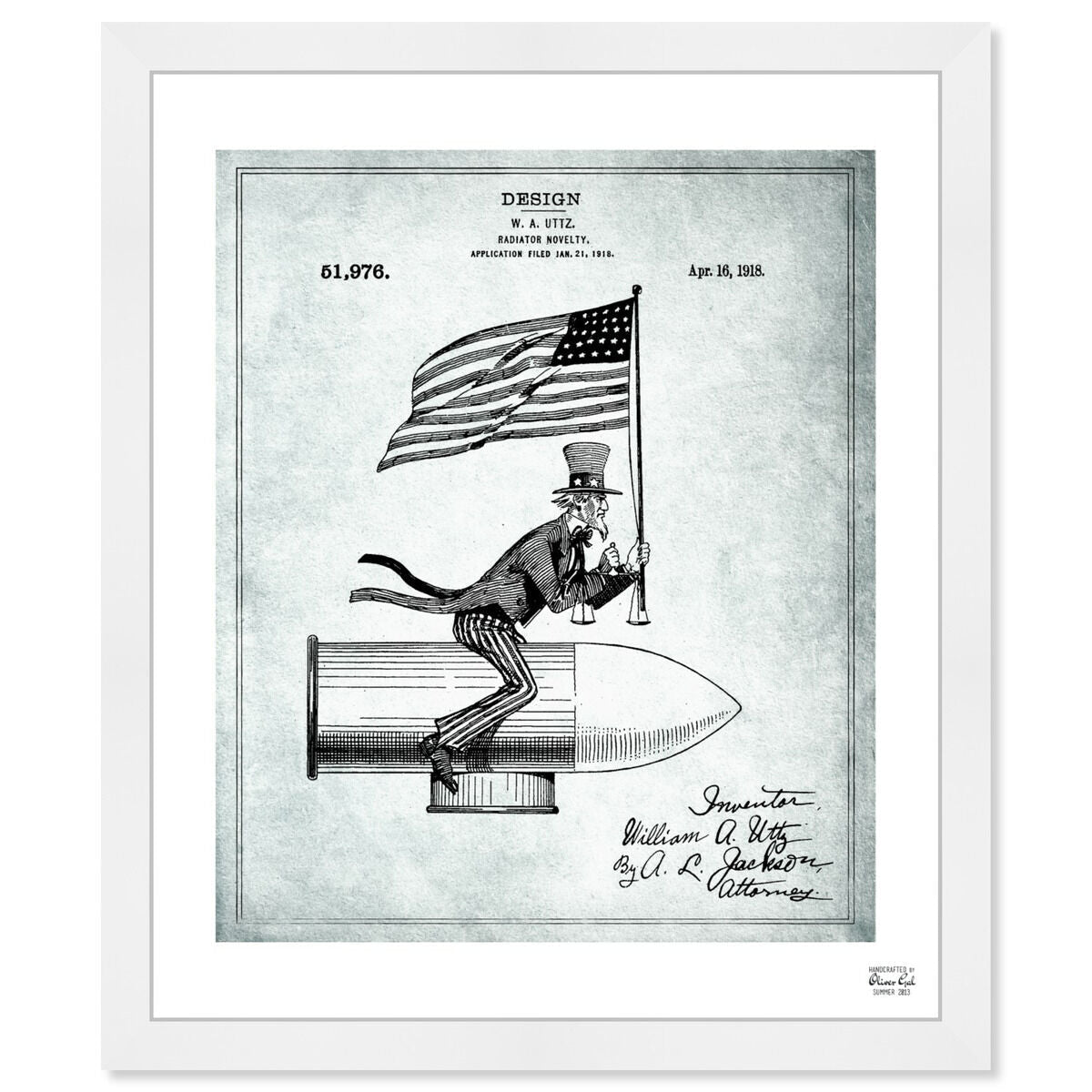 Uncle Sam Radiator Novelty 1918