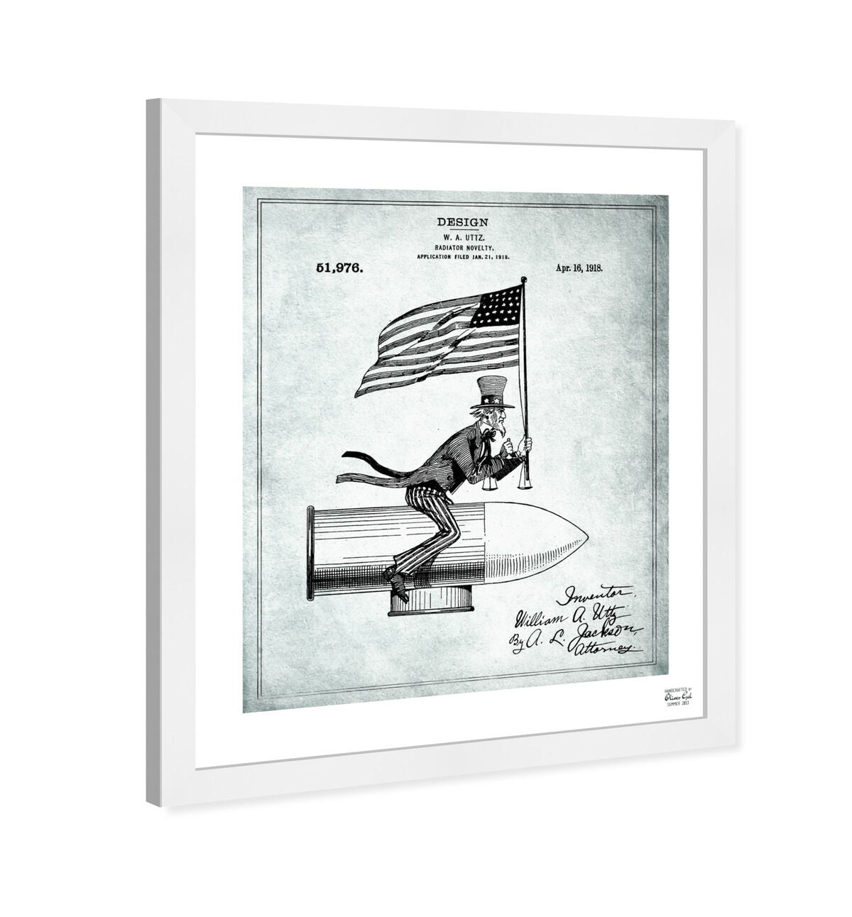 Uncle Sam Radiator Novelty 1918