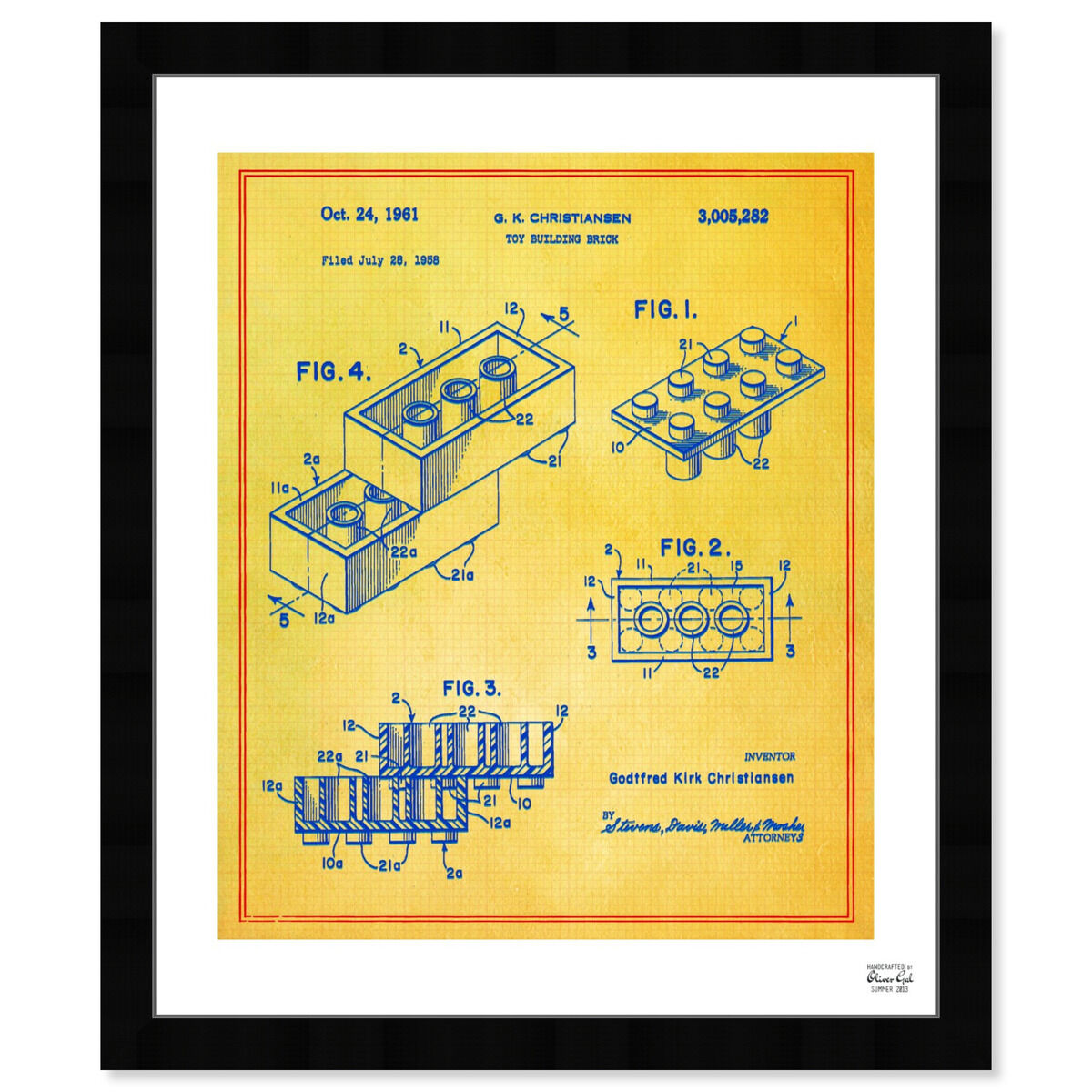 Lego Toy Building Brick 1961 - Colorful Main image