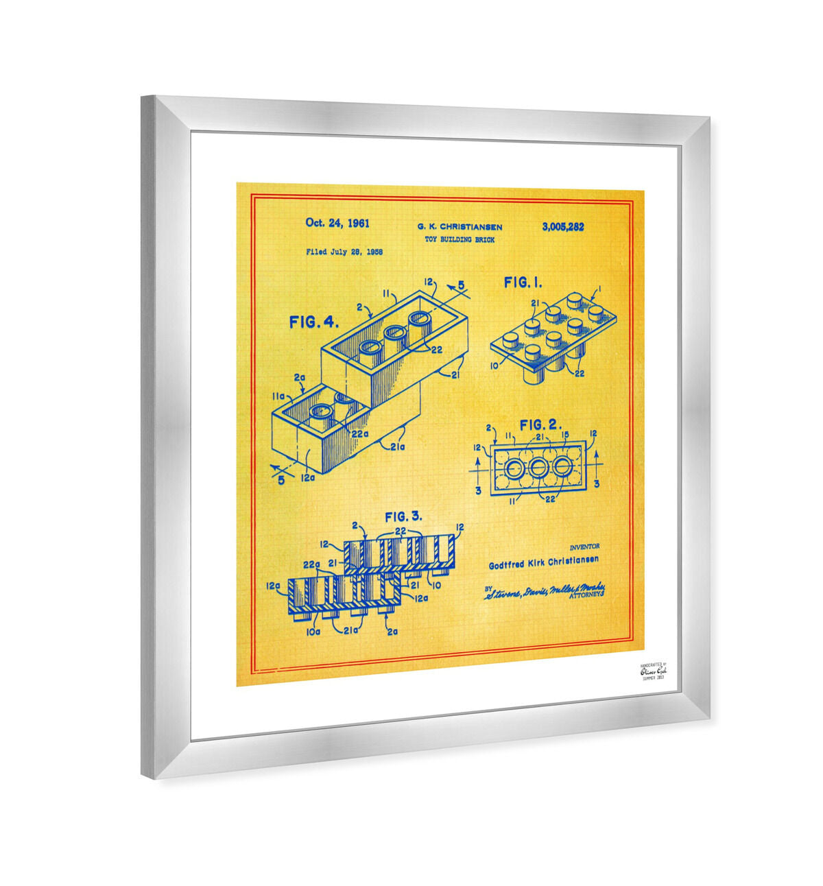 Lego Toy Building Brick 1961 - Colorful
