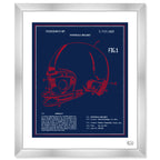 Football Helmet 1973 - Red White Blue