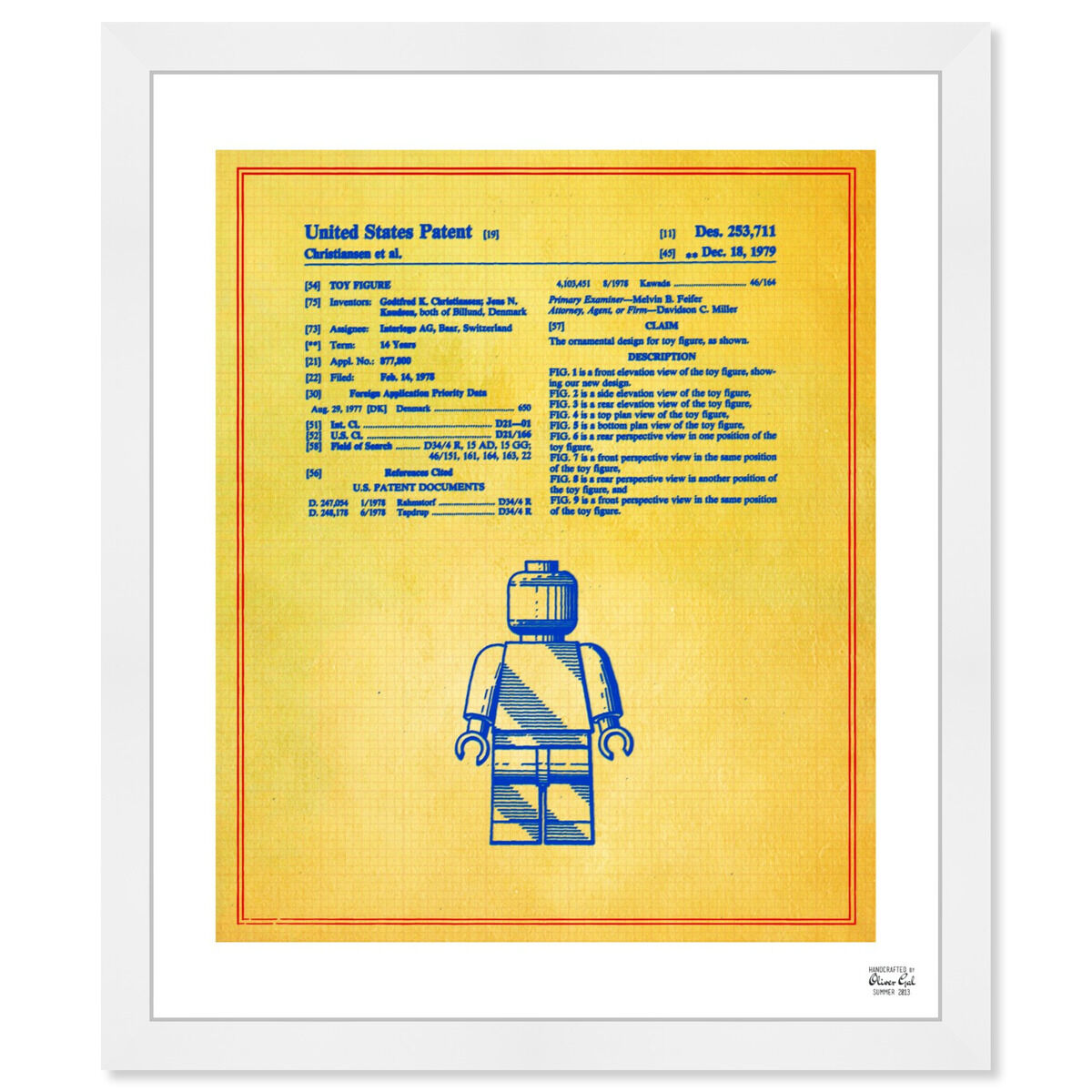 Lego Toy Figure #3 1979 - Colorful