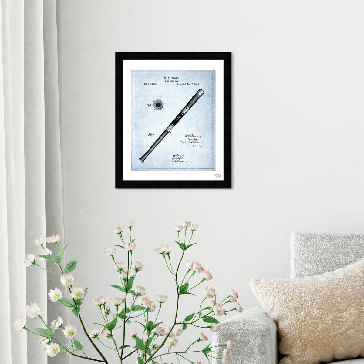 Baseball Bat 1885 - Light Blue Secondary image