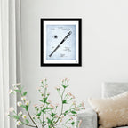 Baseball Bat 1885 - Light Blue