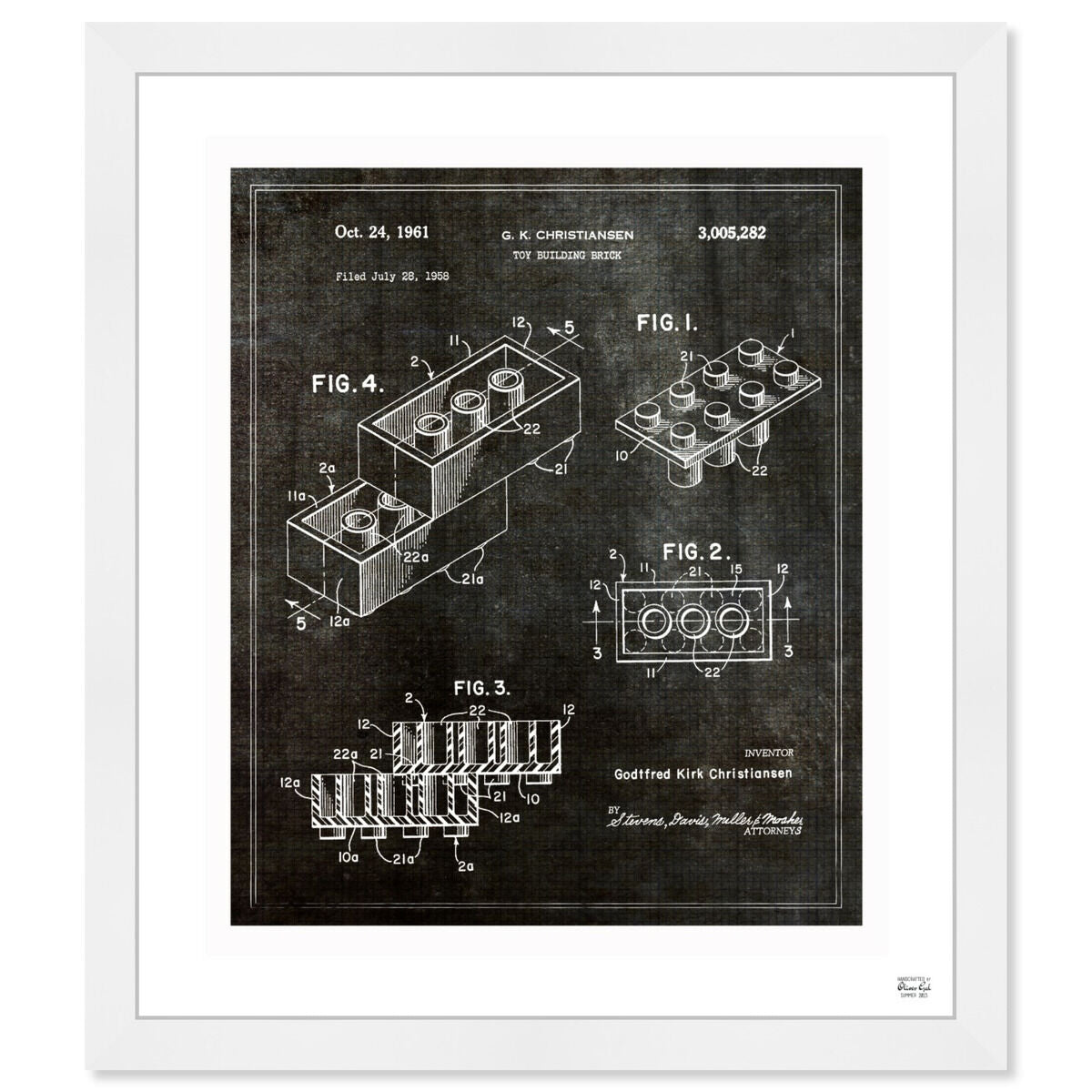 Lego Toy Building Brick 1961 I