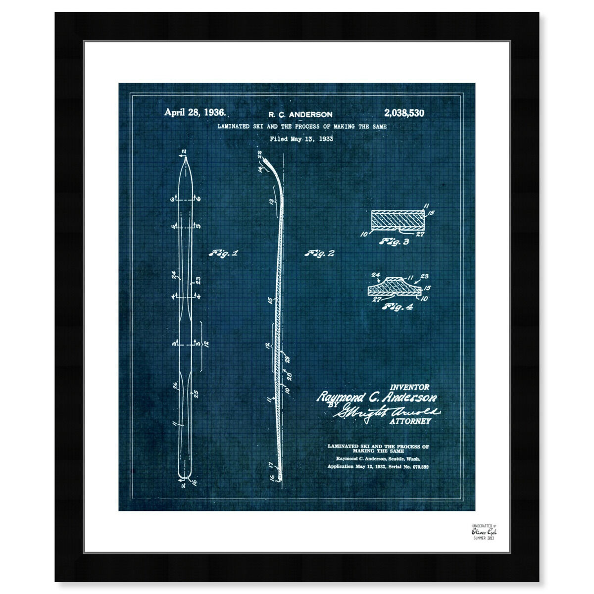 Laminated Ski 1936 I