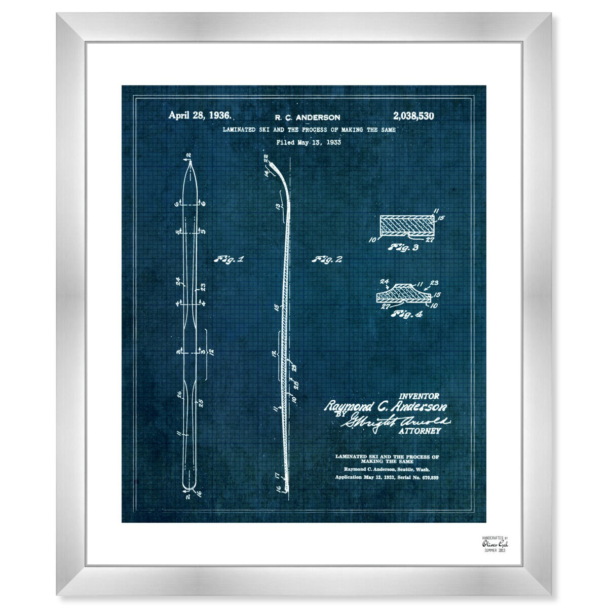Laminated Ski 1936 I