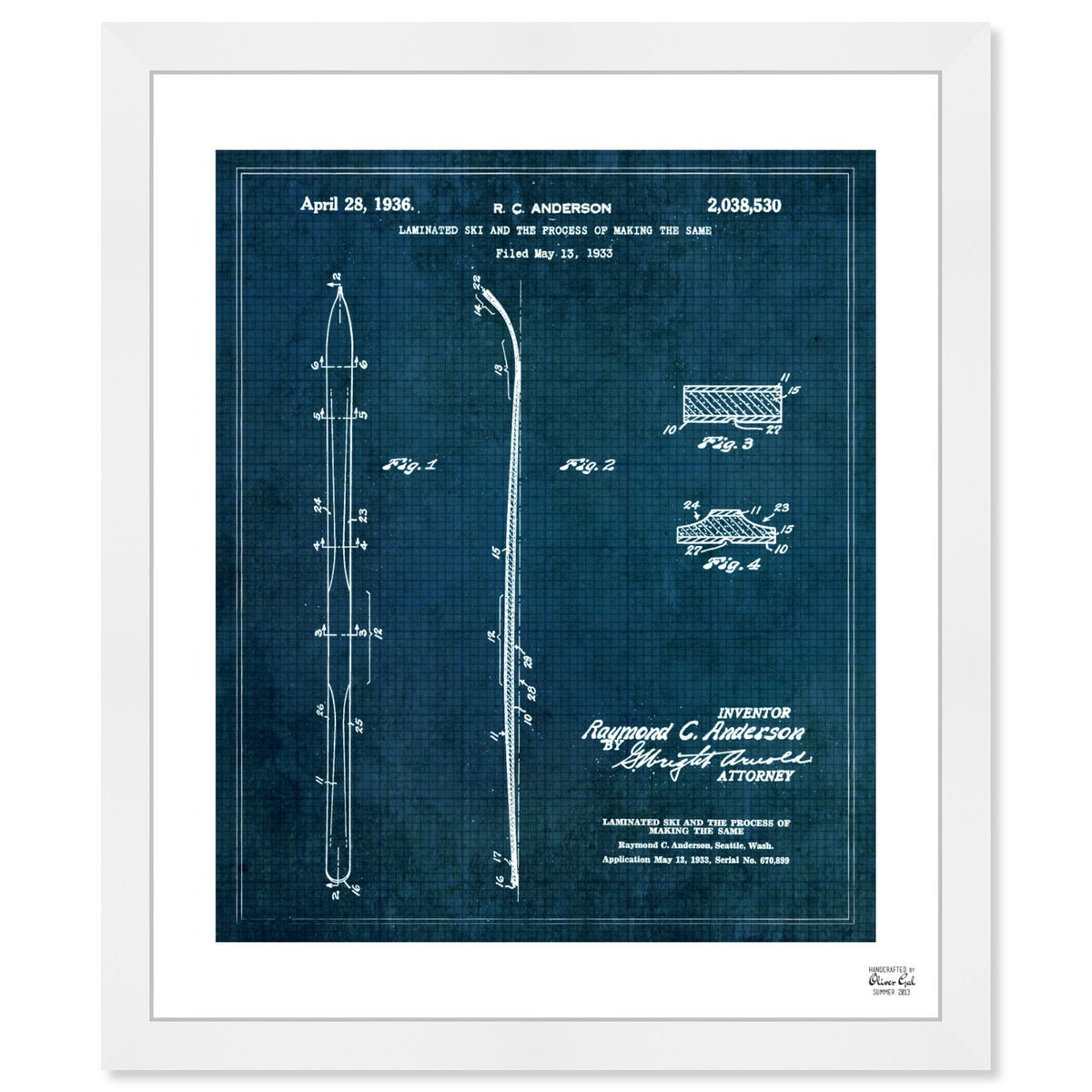 Laminated Ski 1936 I