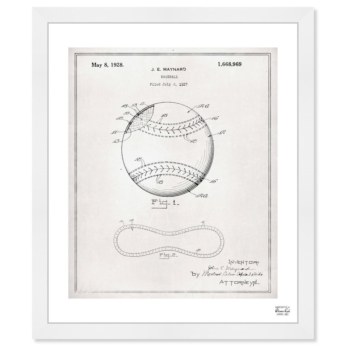 Baseball 1928 Grey