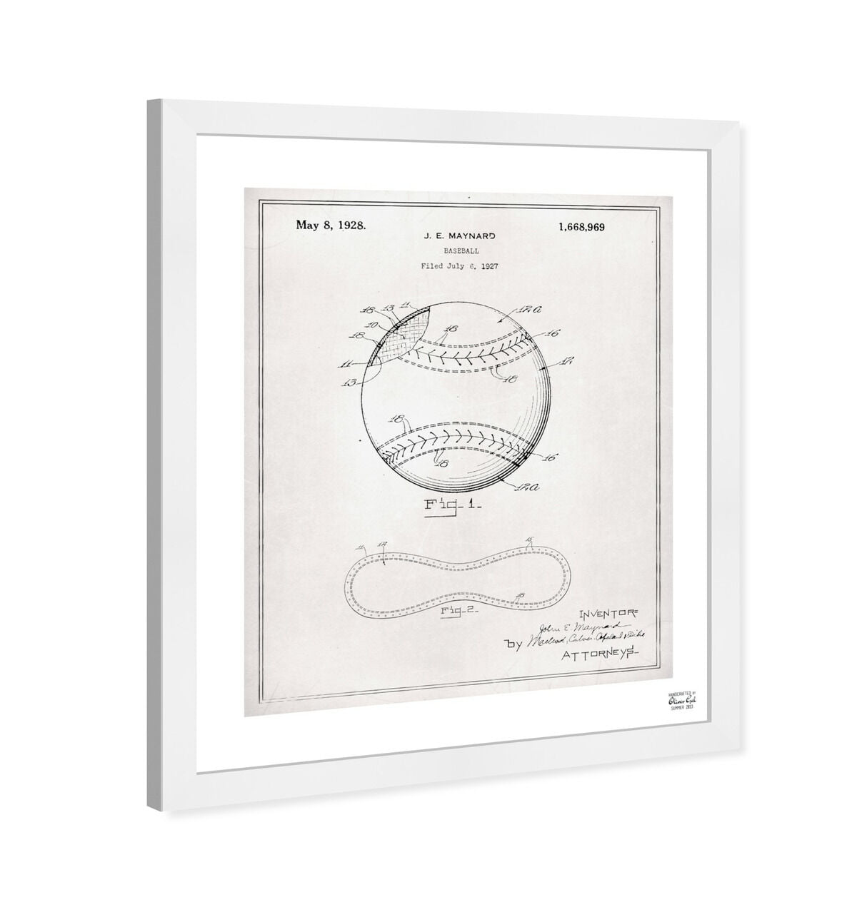 Baseball 1928 Grey