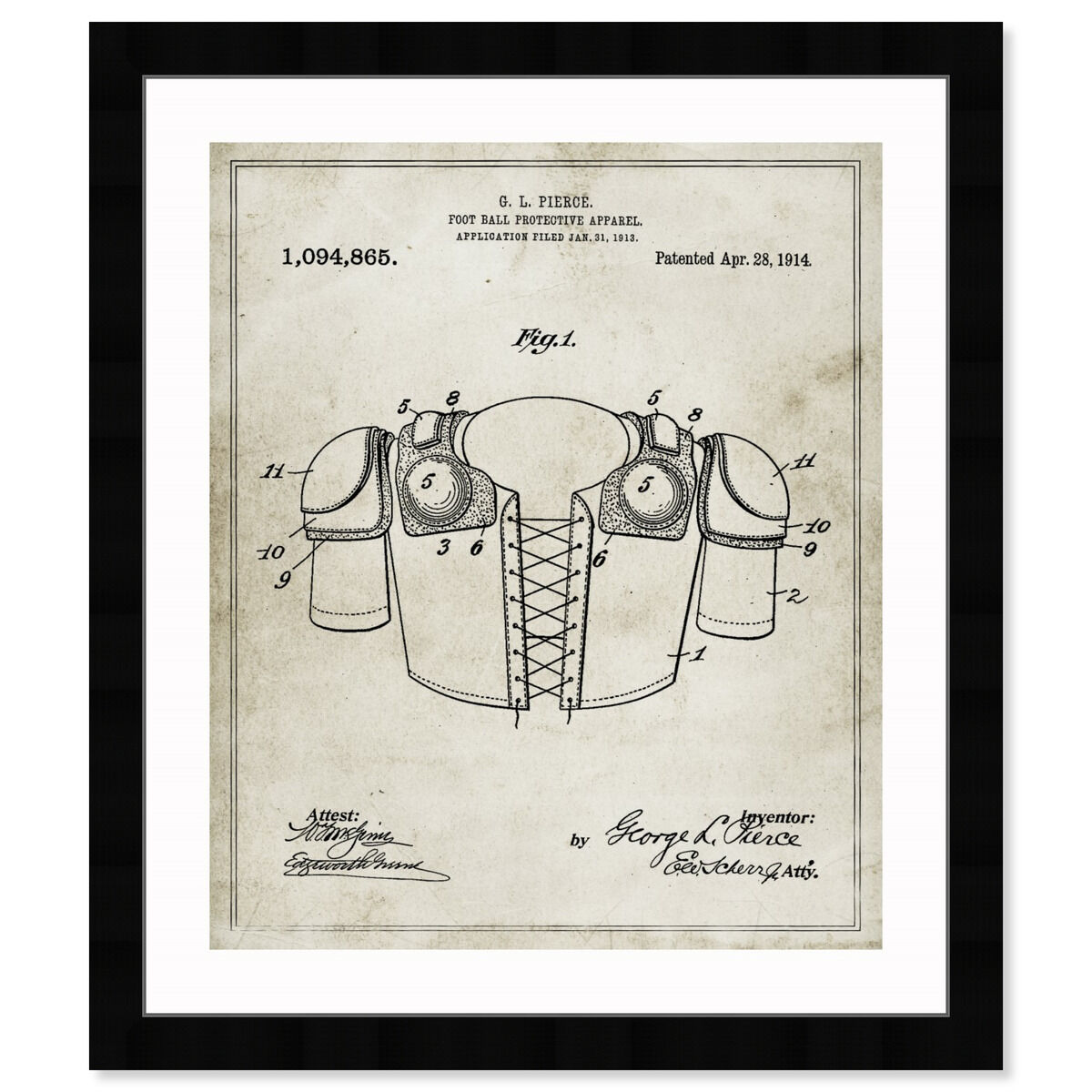 Foot-Ball Protective Apparel 1914 I