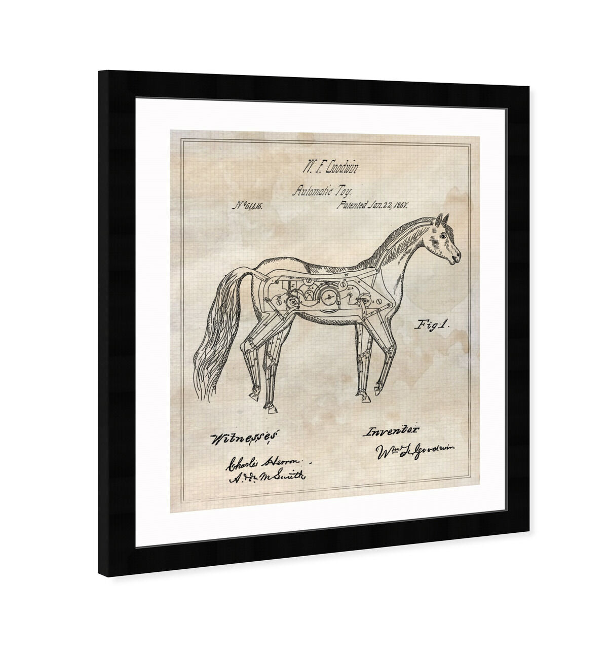 Automatic Horse Toy 1867