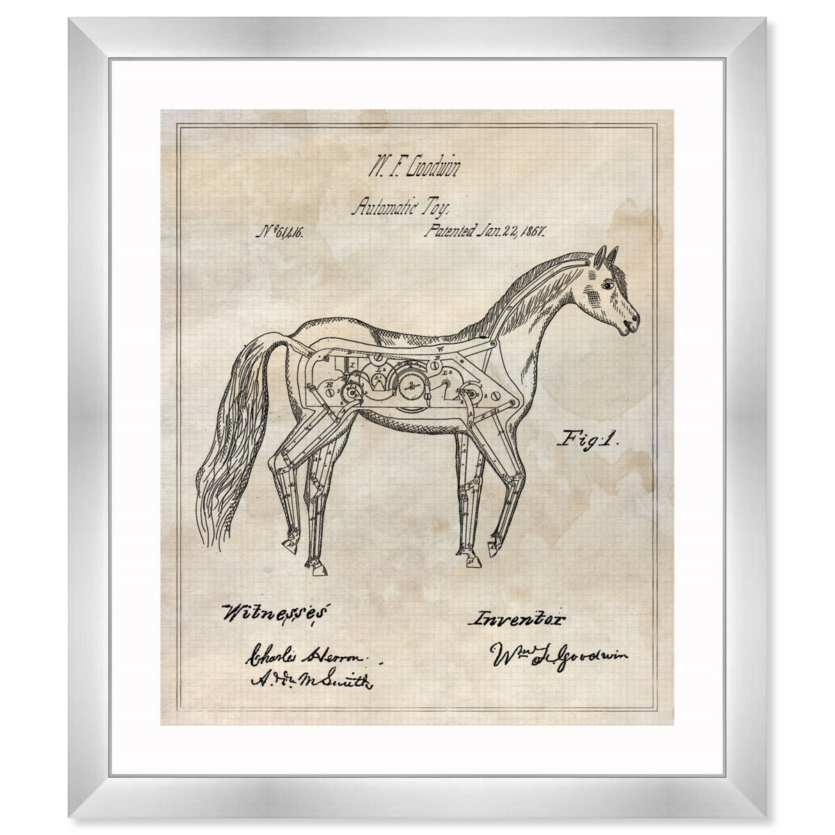 Automatic Horse Toy 1867