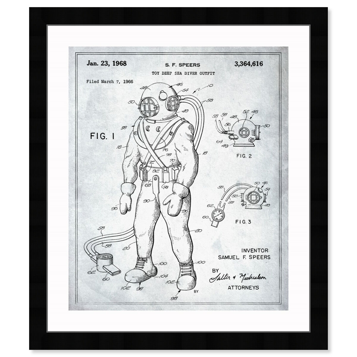 Toy Deep Sea Diver Outfit 1968