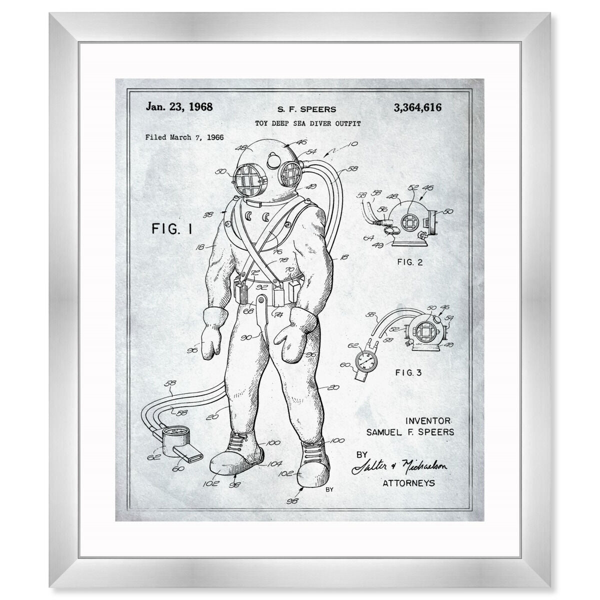 Toy Deep Sea Diver Outfit 1968