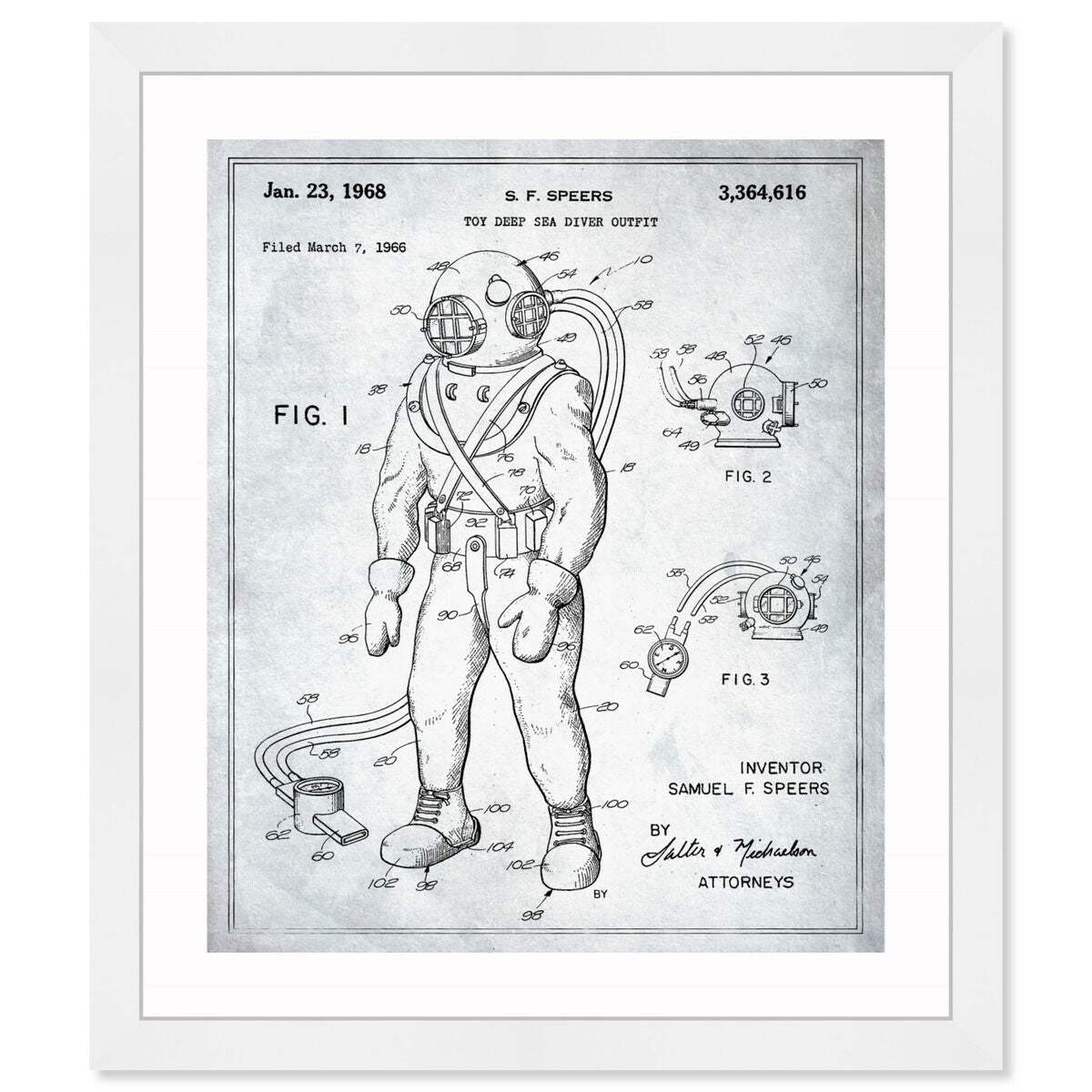 Toy Deep Sea Diver Outfit 1968