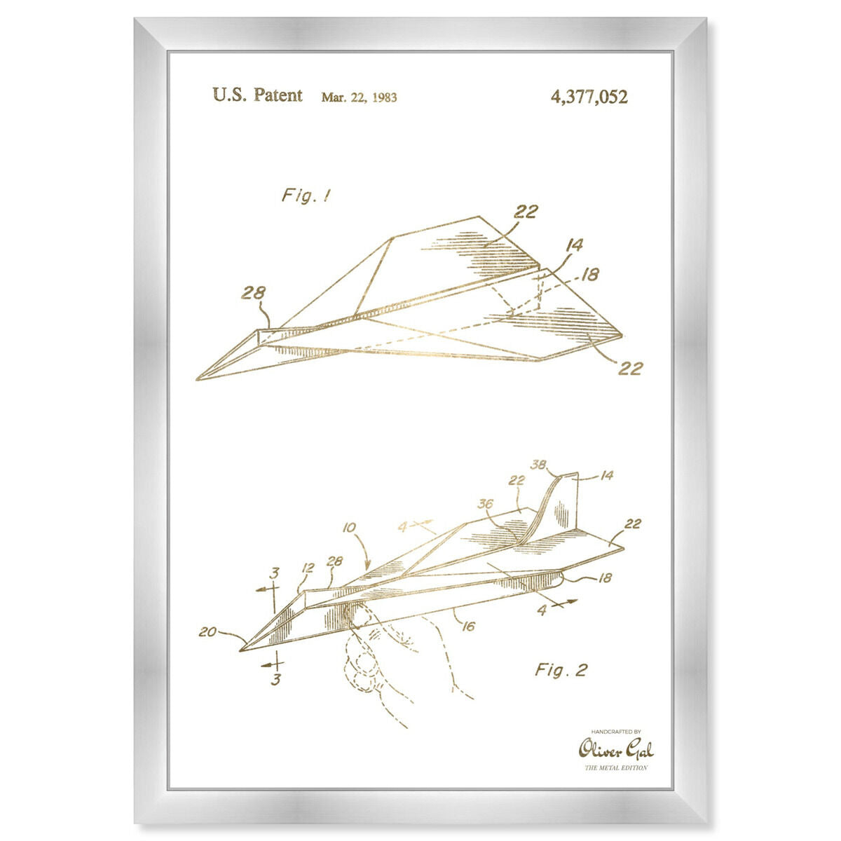 Folded Paper Airplane 1983 I