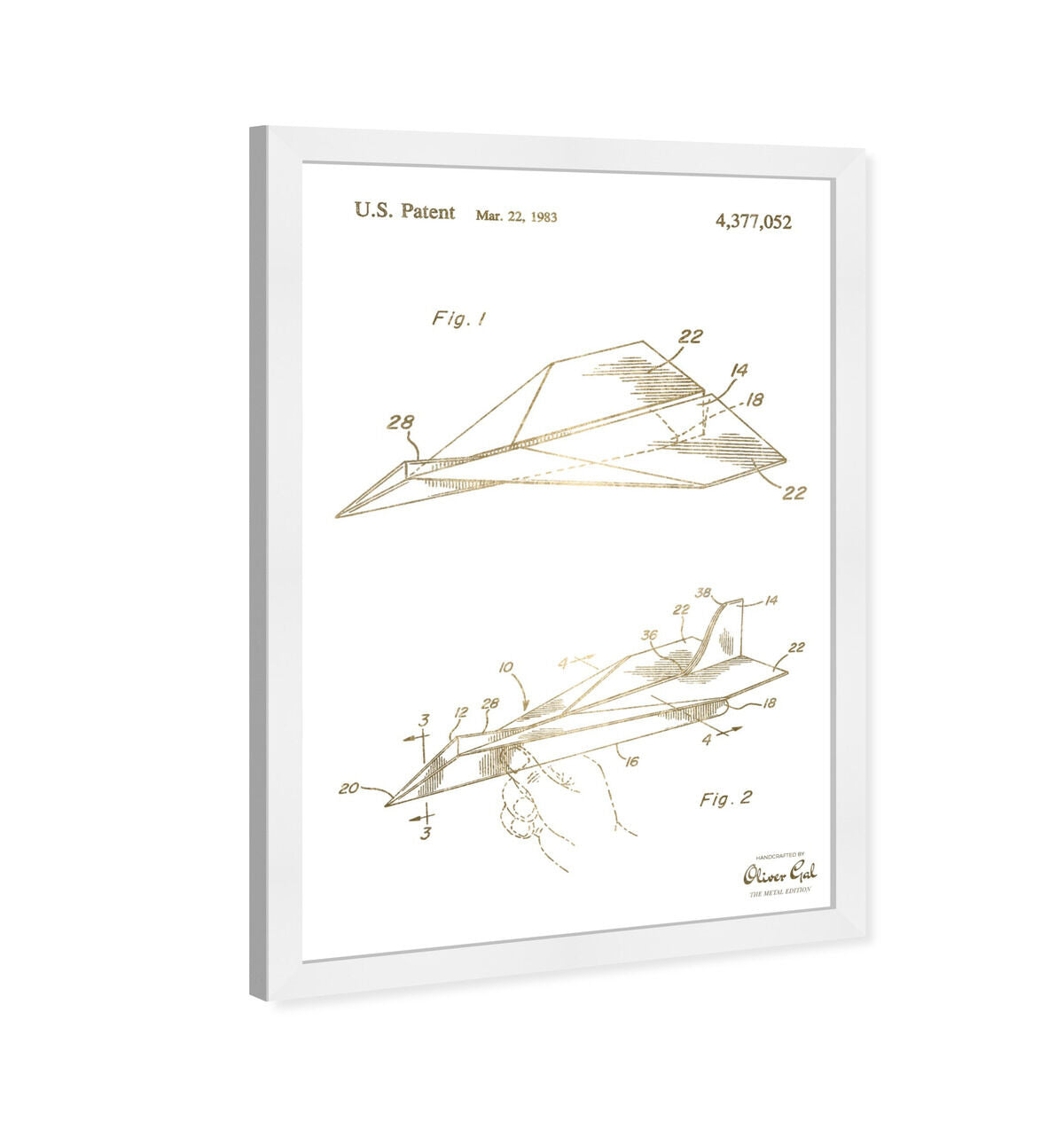 Folded Paper Airplane 1983 I