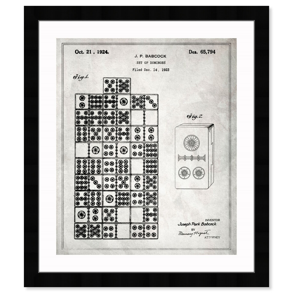 Set Of Dominos 1924
