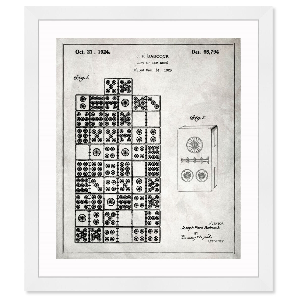 Set Of Dominos 1924