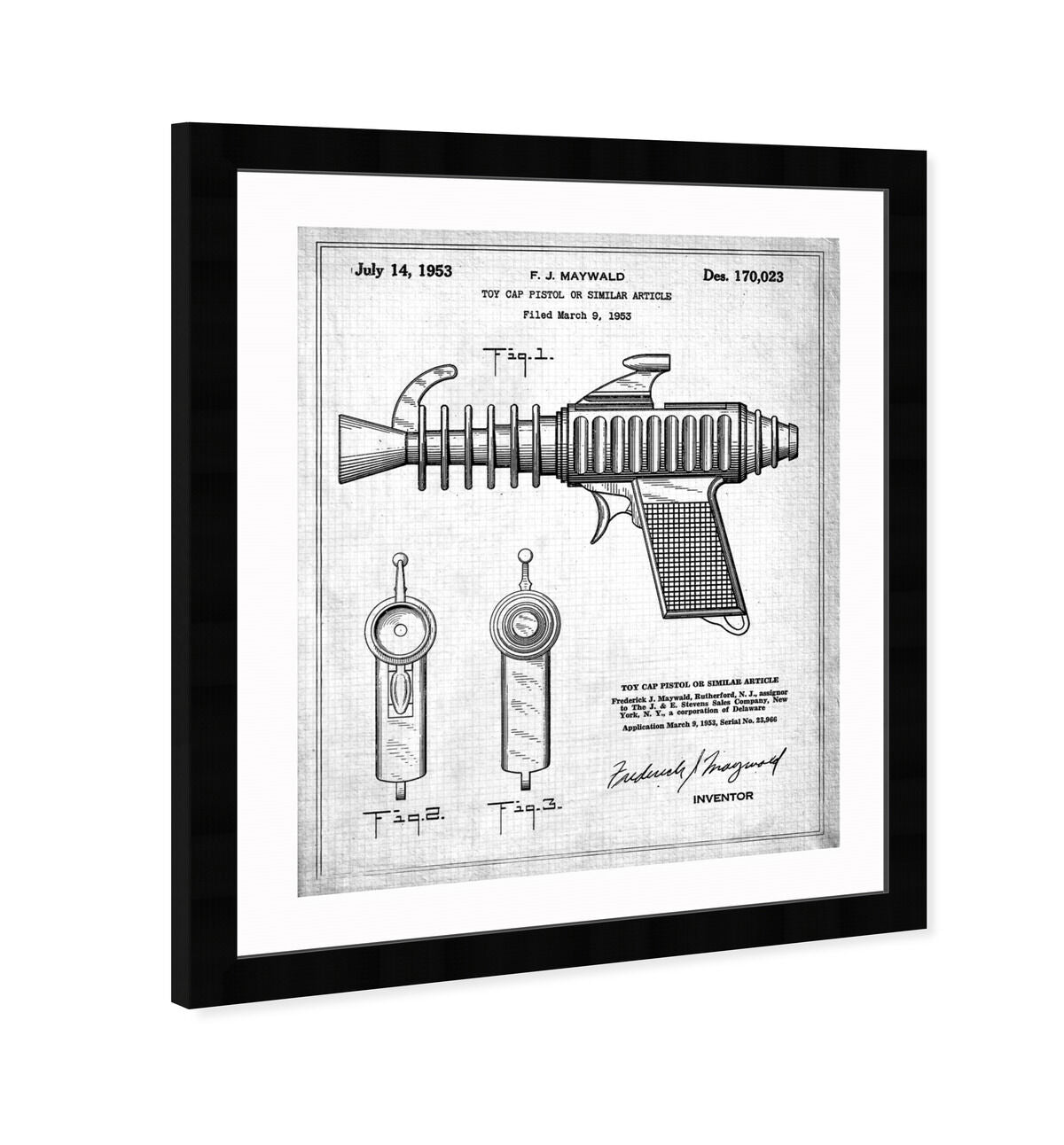 Toy Cap Pistol 2 1953