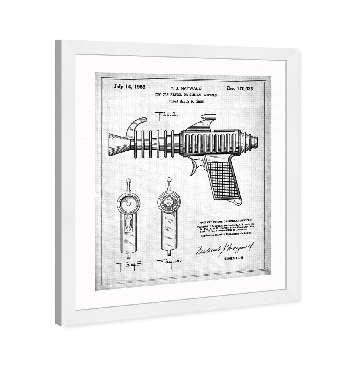Toy Cap Pistol 2 1953