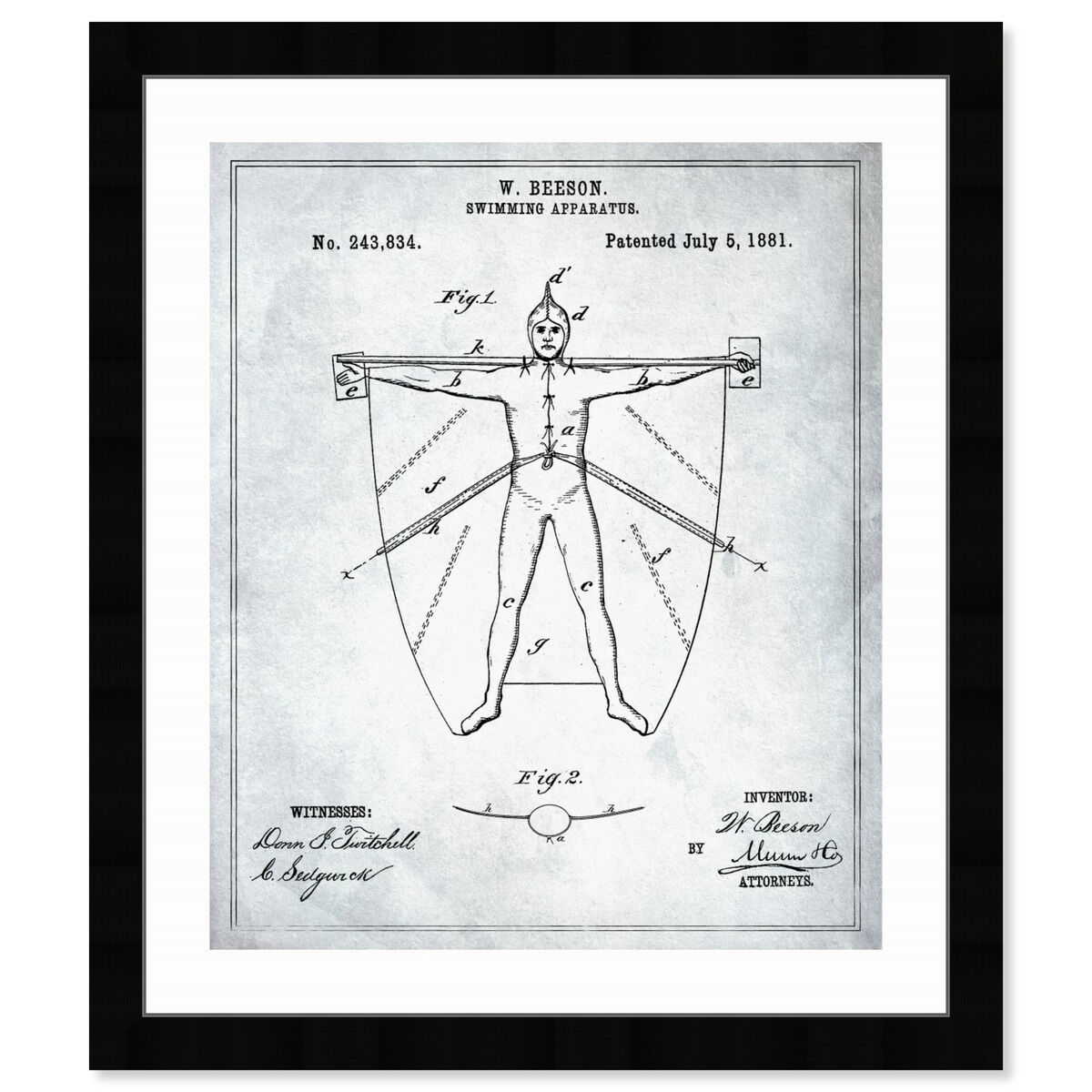 Swimming Apparatus 1881
