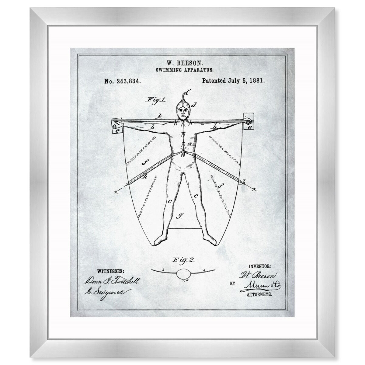 Swimming Apparatus 1881