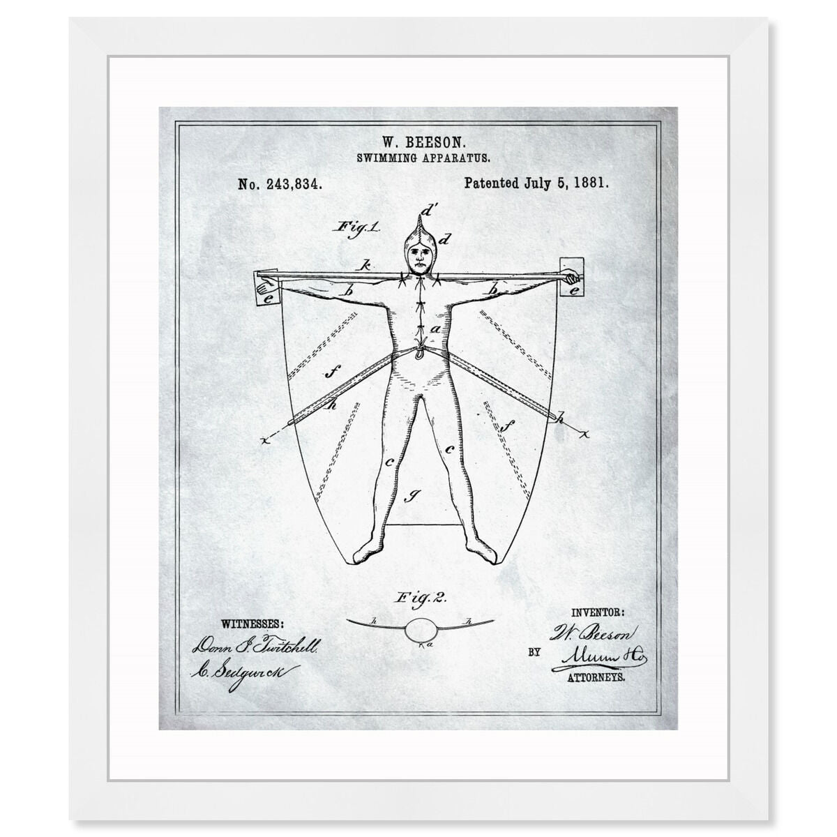 Swimming Apparatus 1881