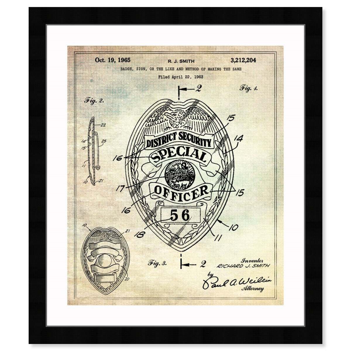 Police Badge 1965