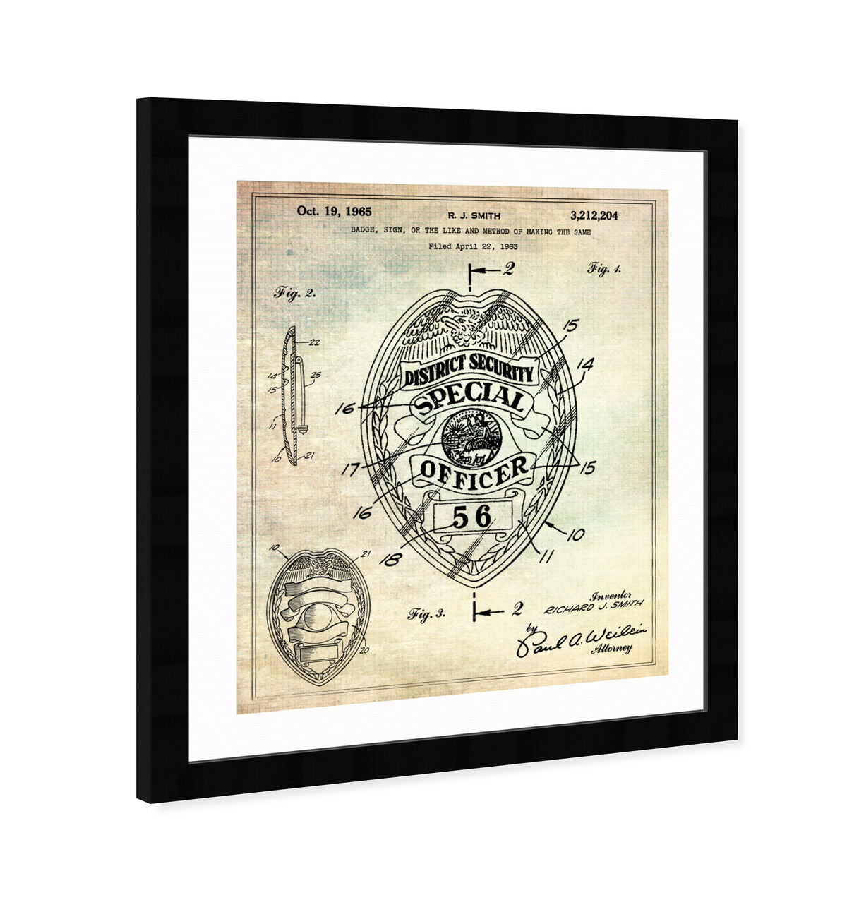 Police Badge 1965