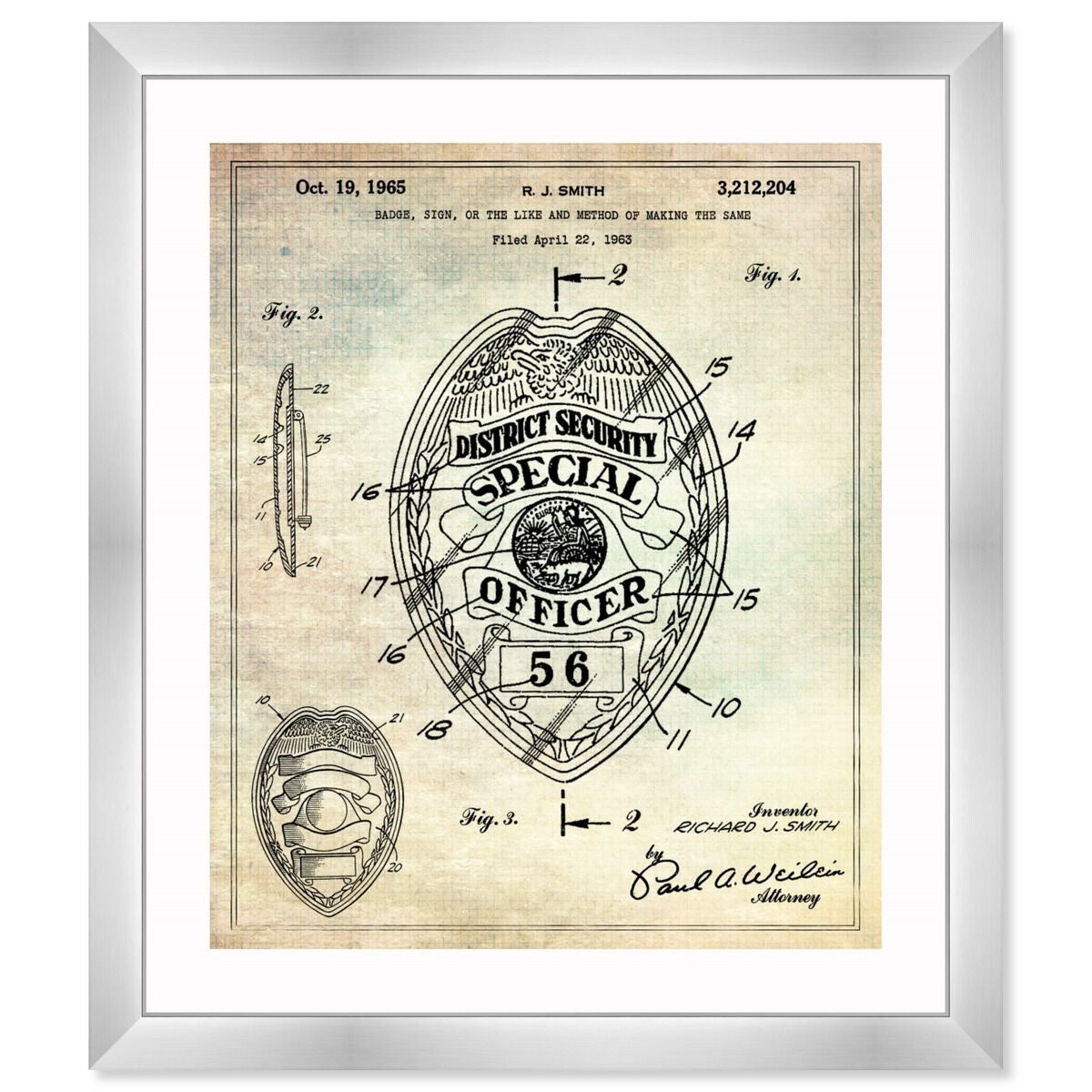 Police Badge 1965