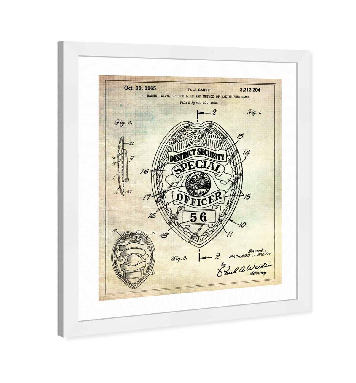 Police Badge 1965