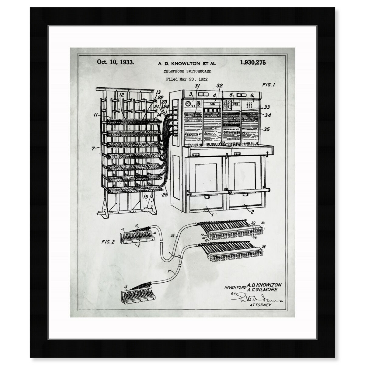 Telephone Switchboard 1933