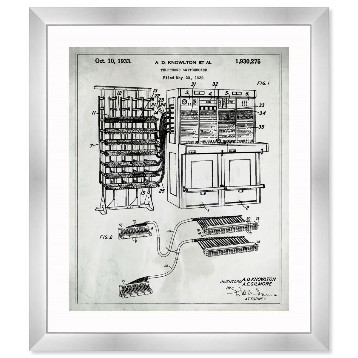 Telephone Switchboard 1933