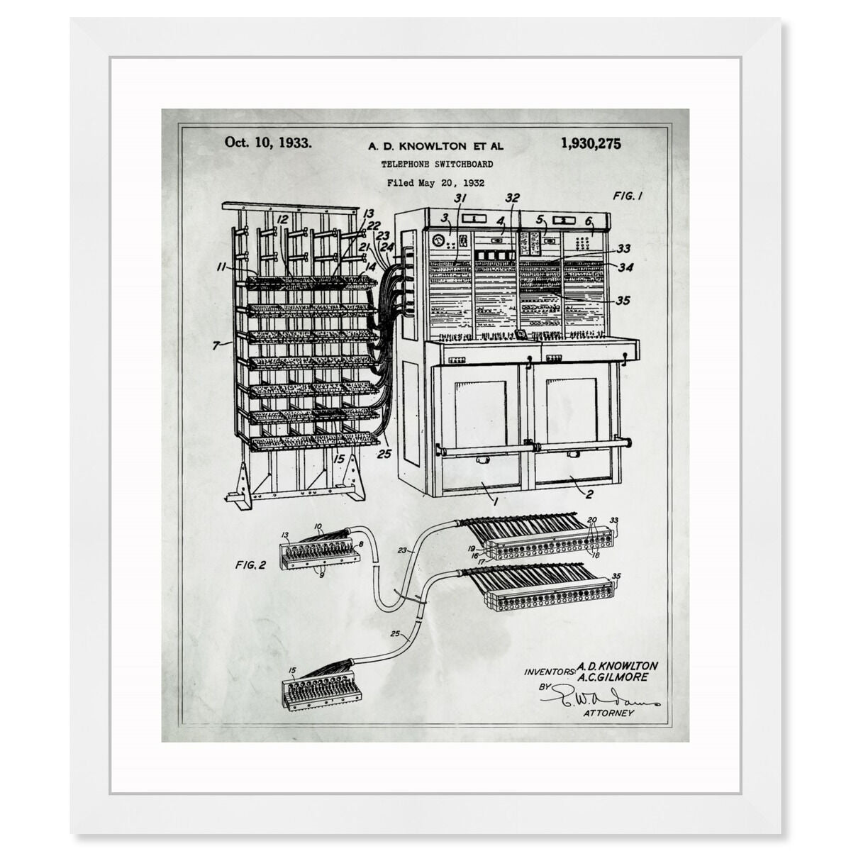 Telephone Switchboard 1933