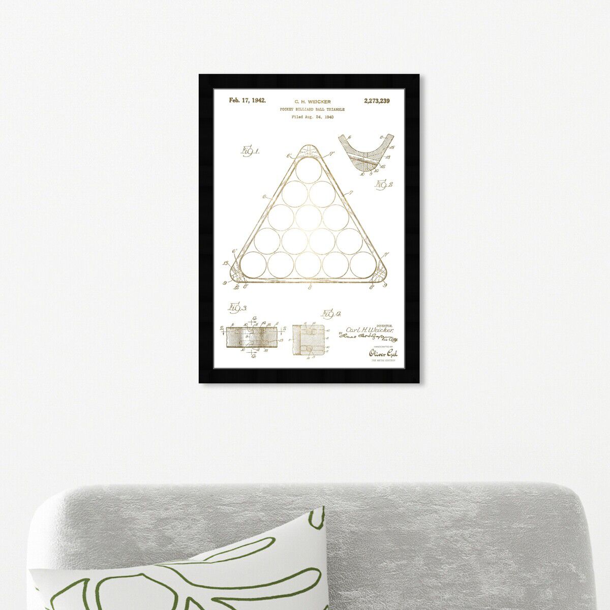 Pocket Billiard Ball Triangle 1942