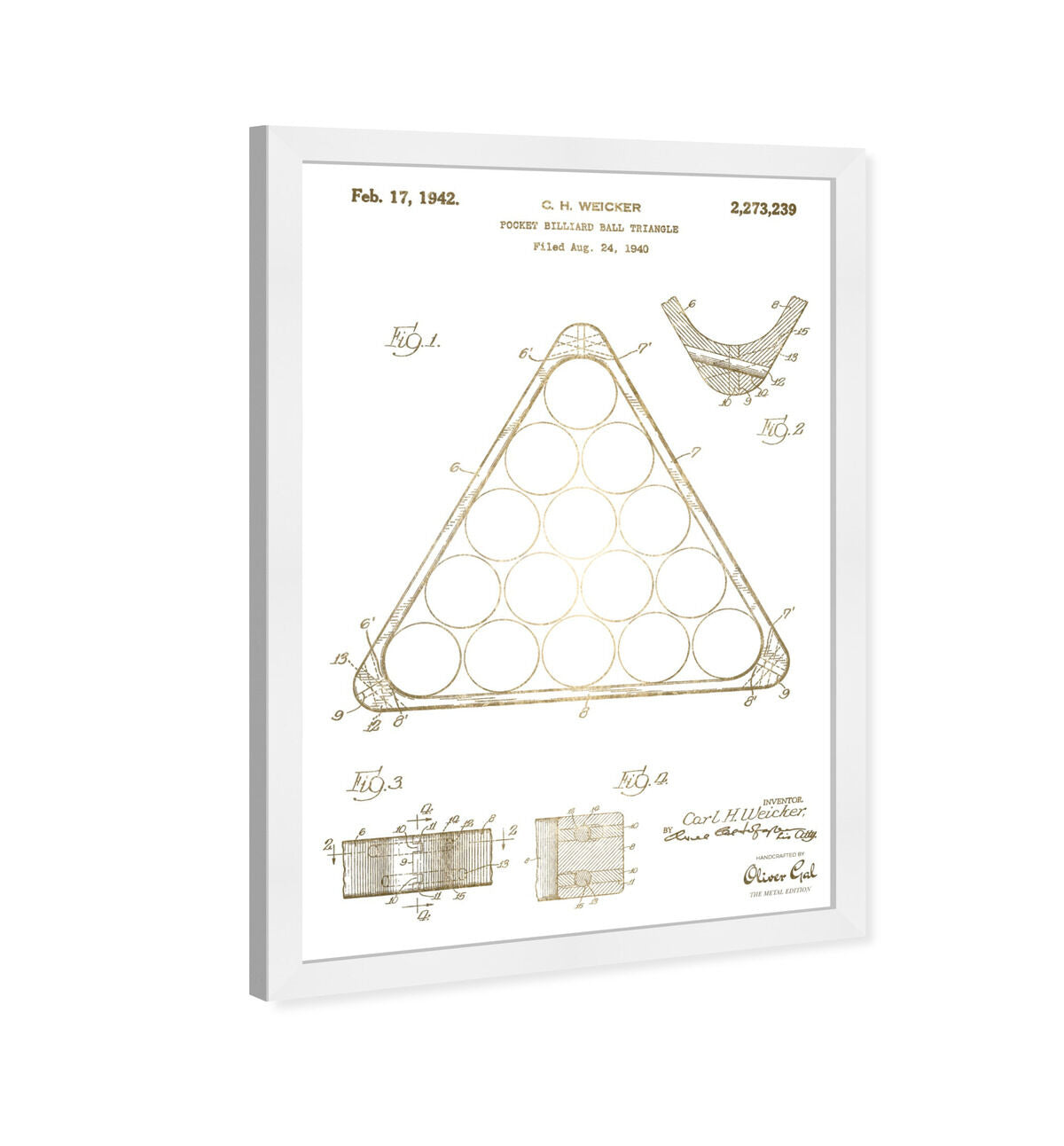 Pocket Billiard Ball Triangle 1942