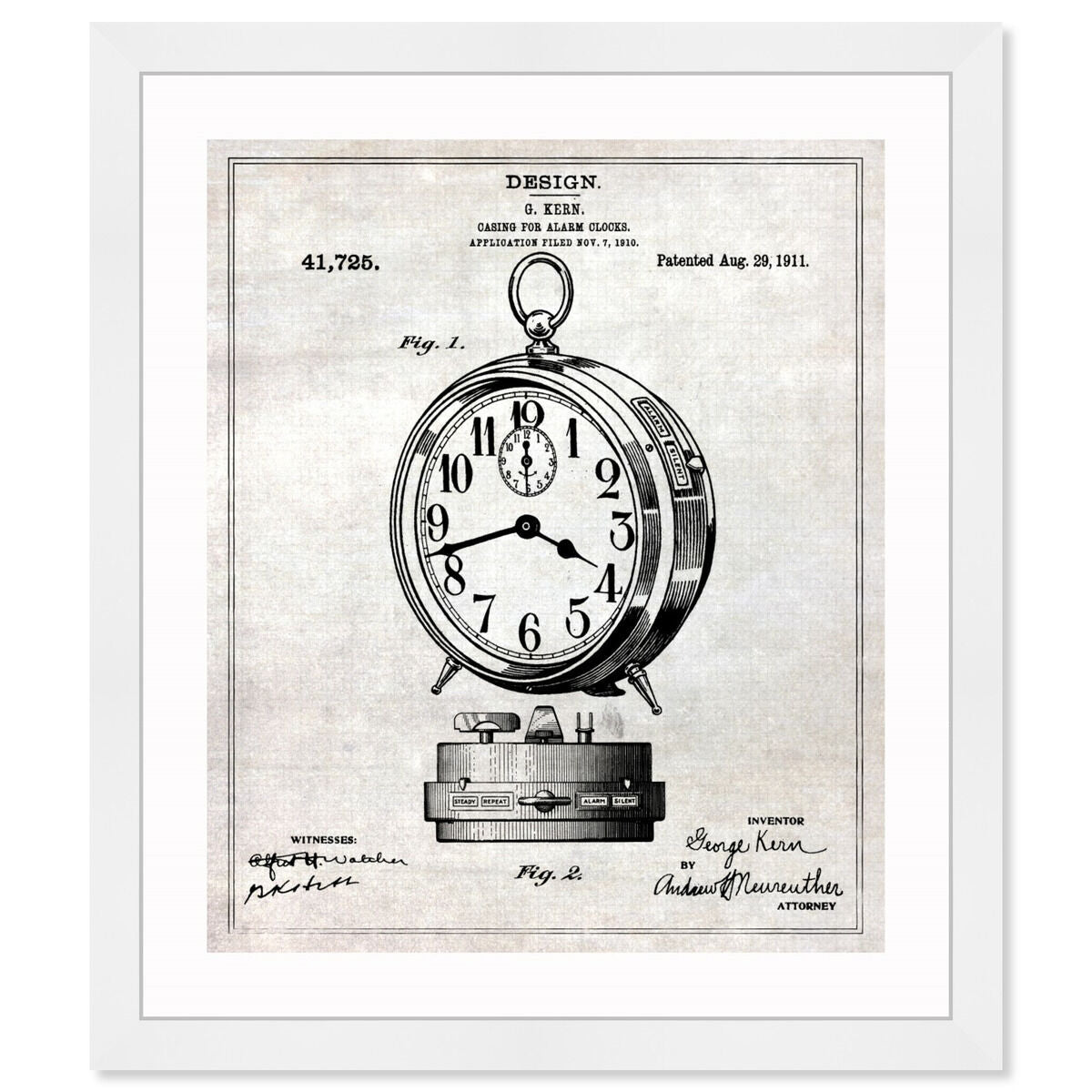 Casing For Alarm Clocks 1911