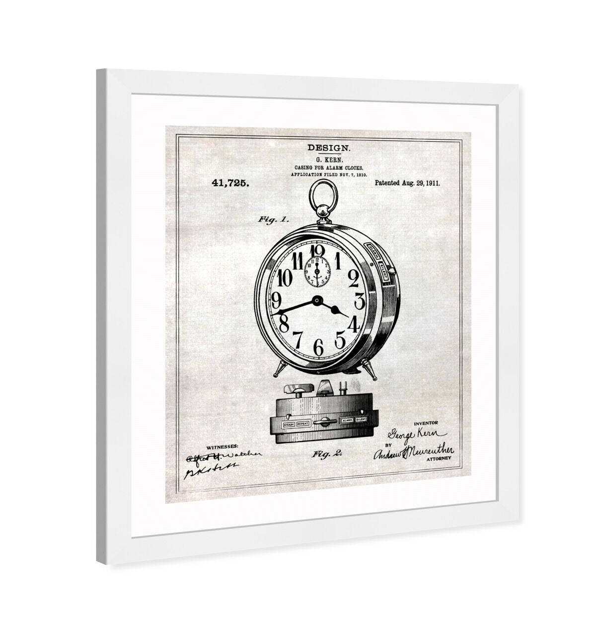 Casing For Alarm Clocks 1911