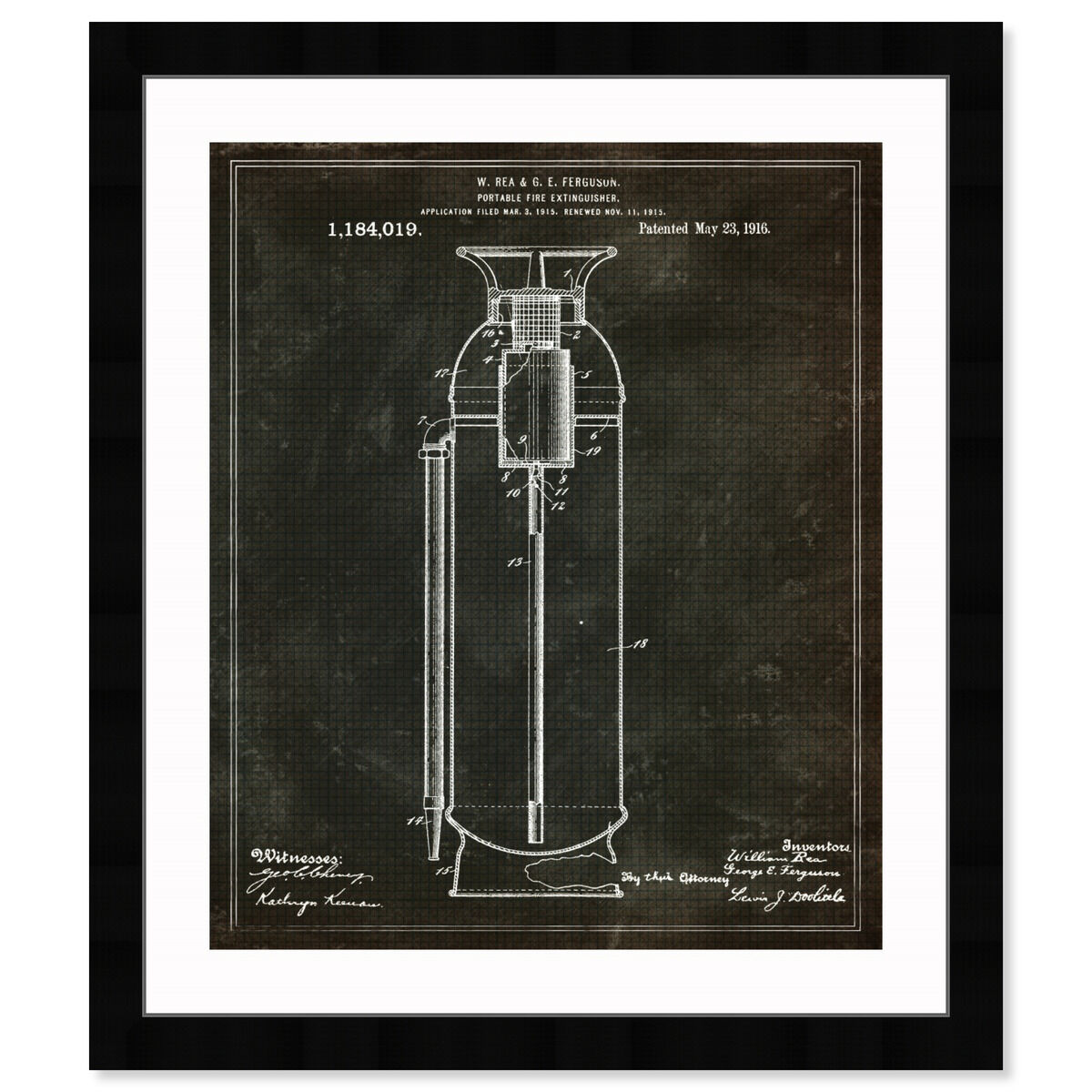 Portable Fire Extinguisher 1916
