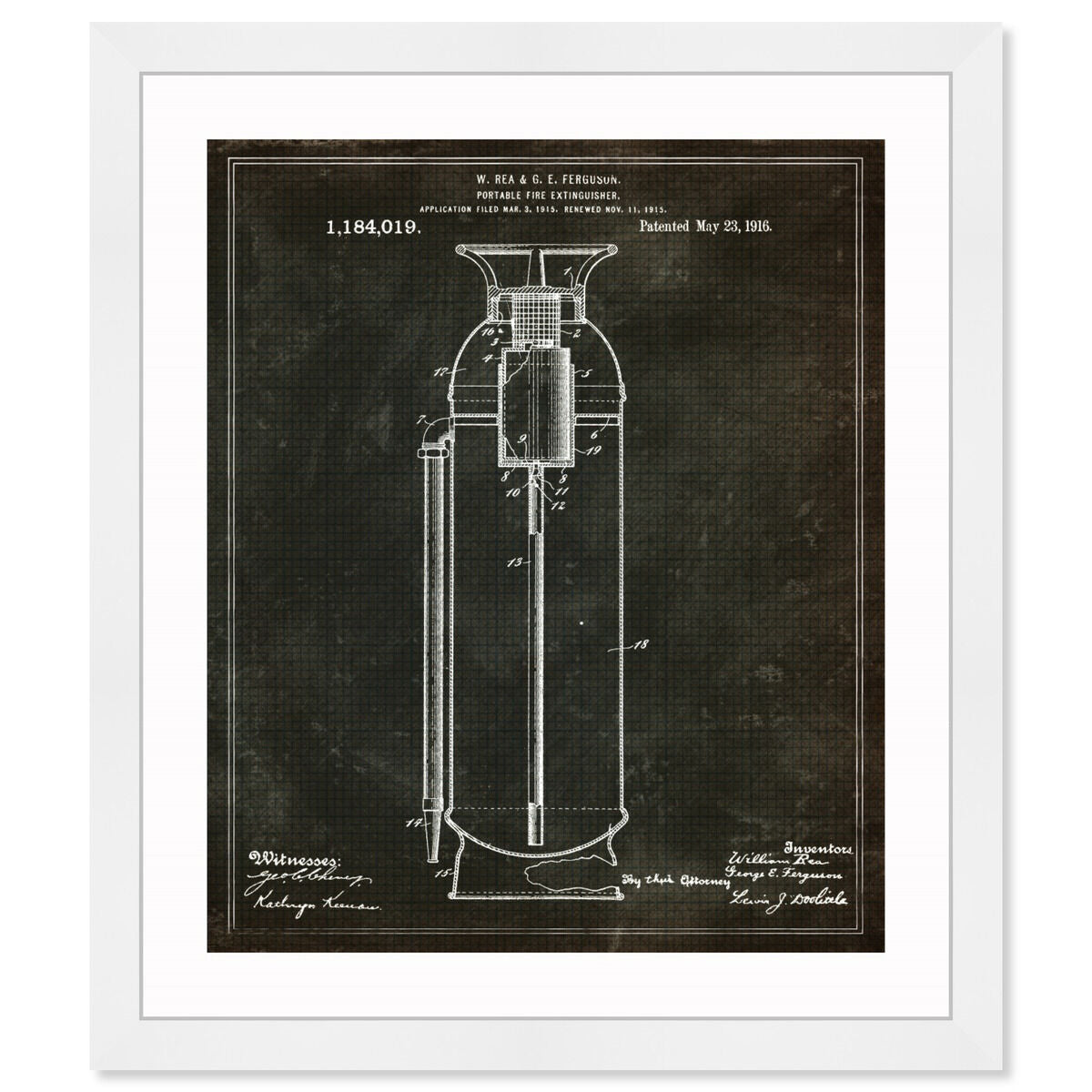 Portable Fire Extinguisher 1916