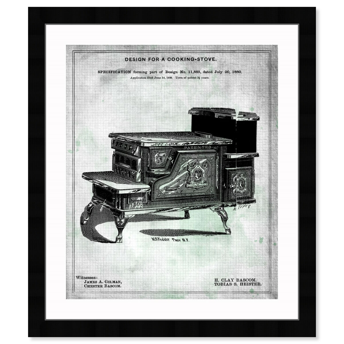 Design for a Cooking-Stove 1880