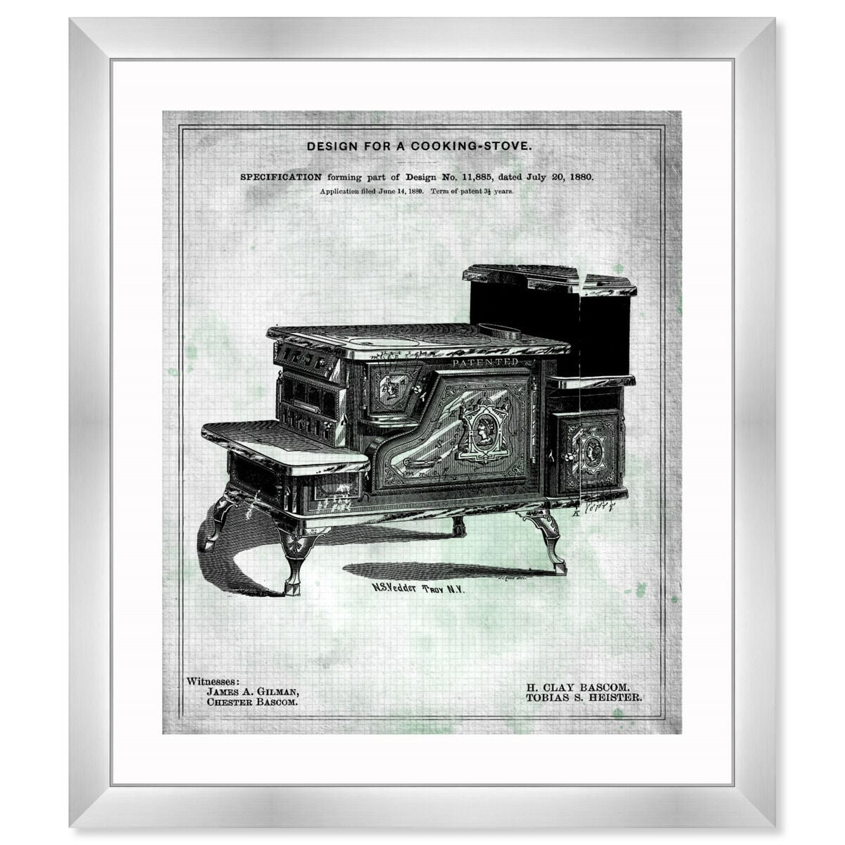 Design for a Cooking-Stove 1880