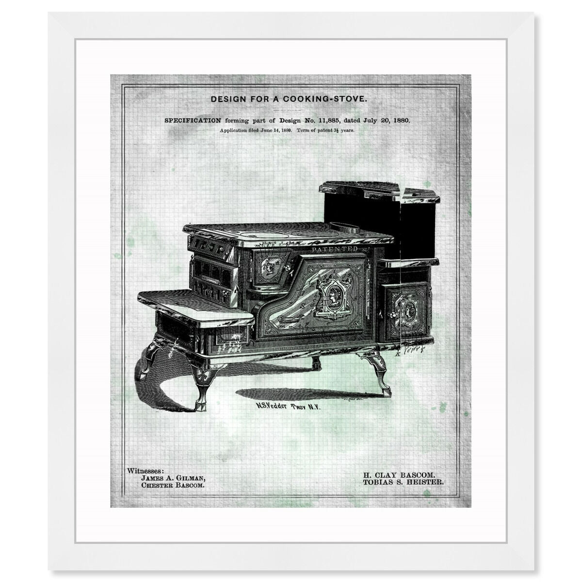 Design for a Cooking-Stove 1880