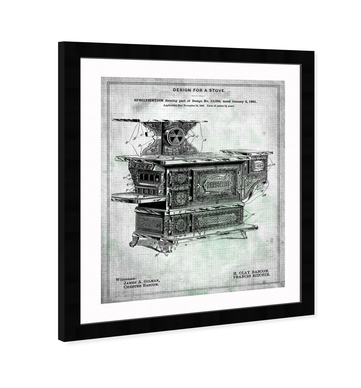 Design for a Stove 1881